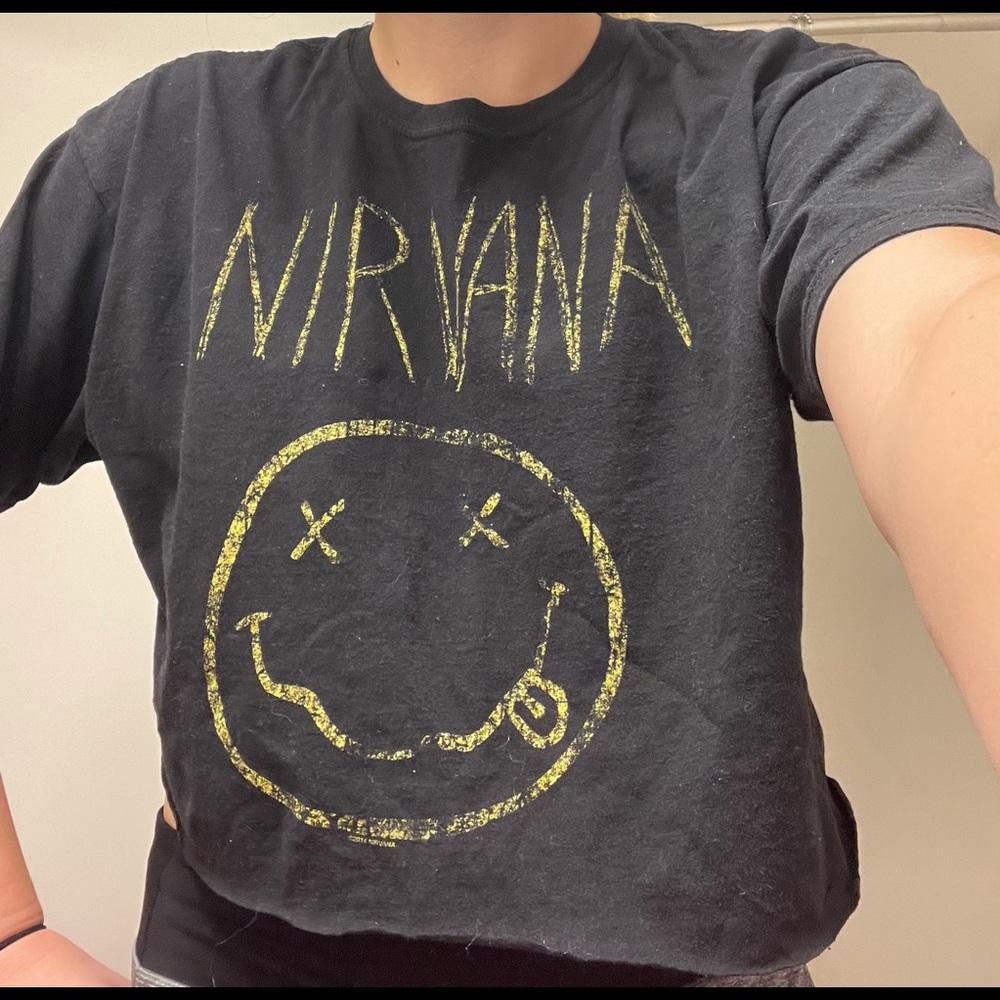 Cropped Nirvana T-Shirt